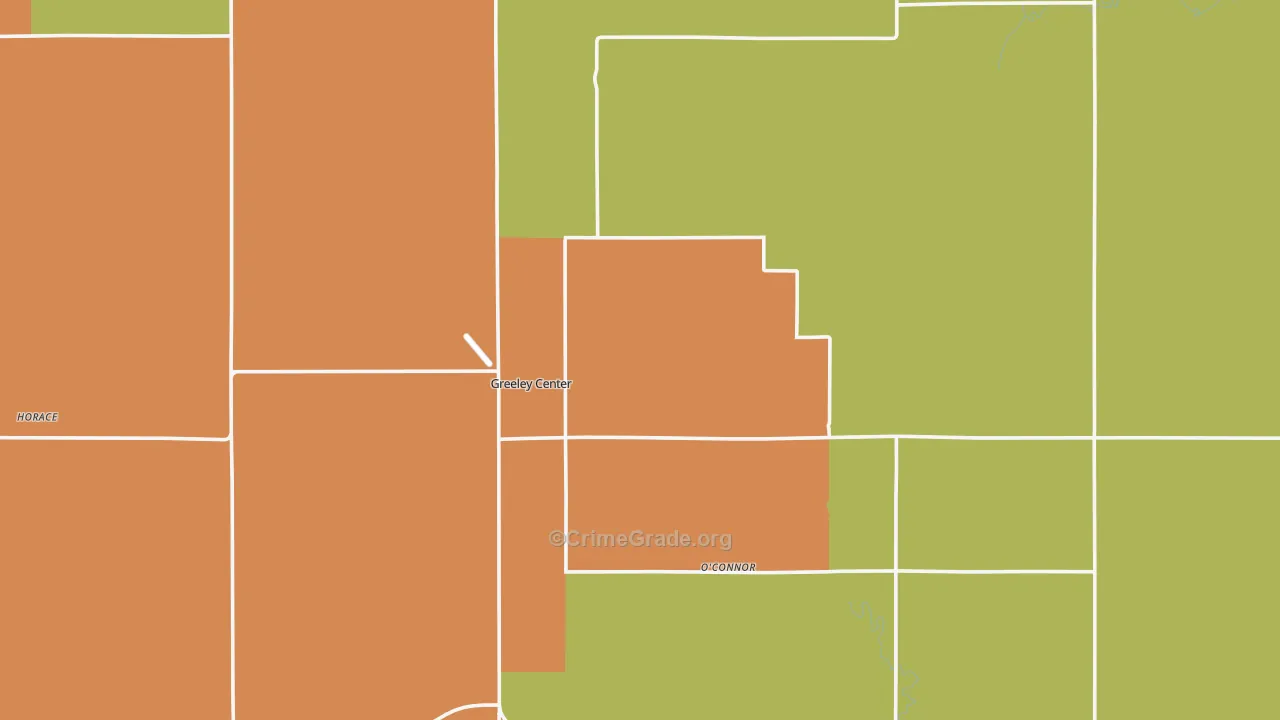 Greeley County, NE Map of Assault Rates