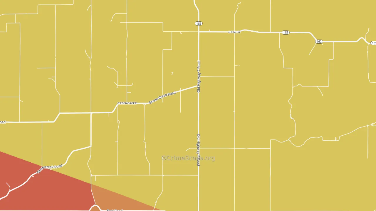 Greencreek, ID Map of Assault Rates