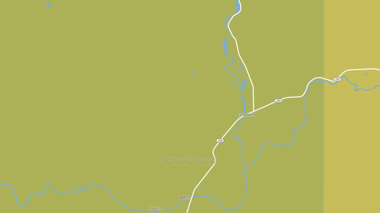 Greenough, MT Map of Assault Rates