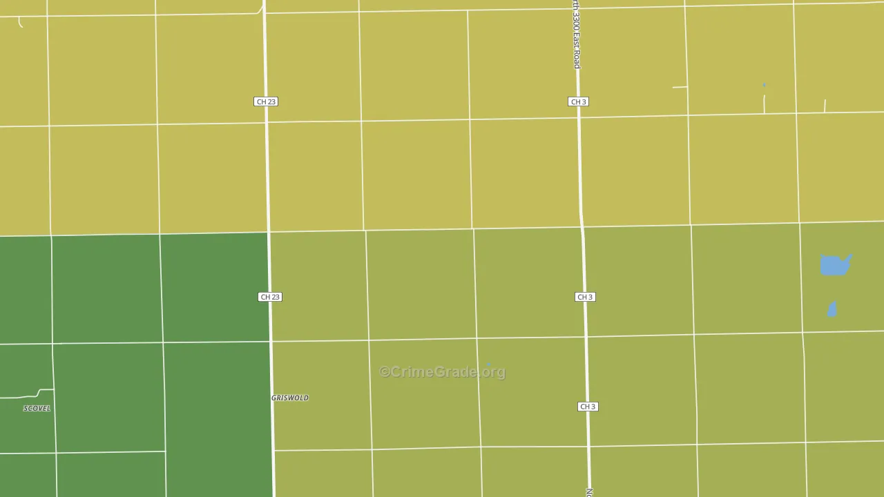 Griswold, IL Map of Assault Rates