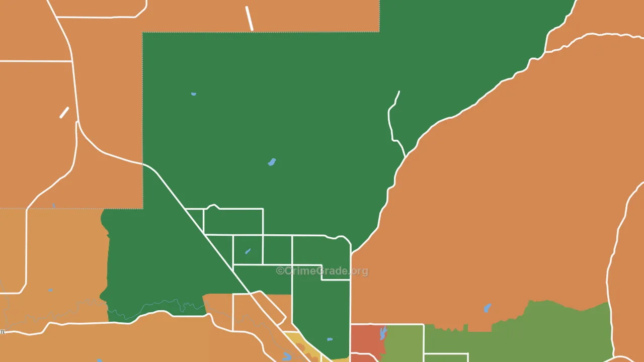 Grizzly, OR Map of Assault Rates