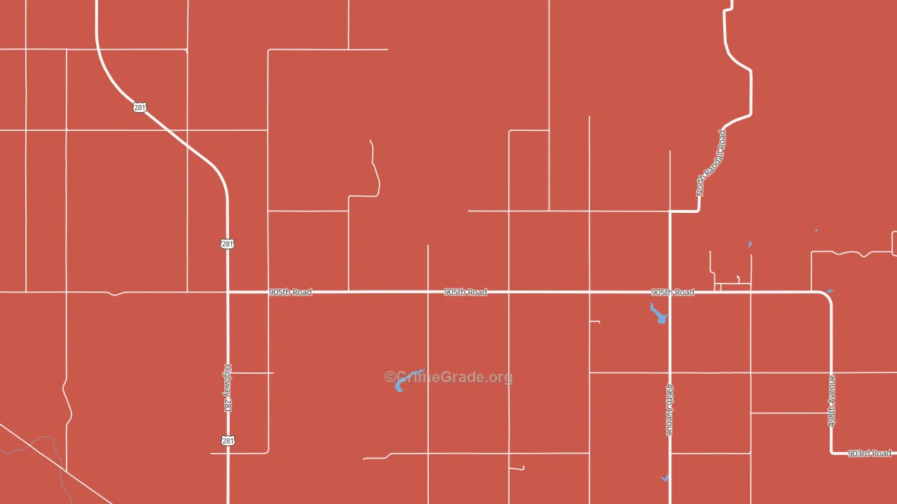 Gross, NE Map of Assault Rates
