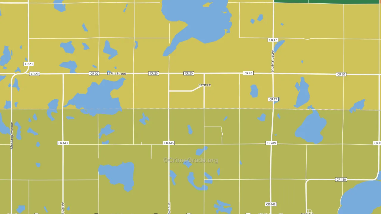 Grover, SD Map of Assault Rates