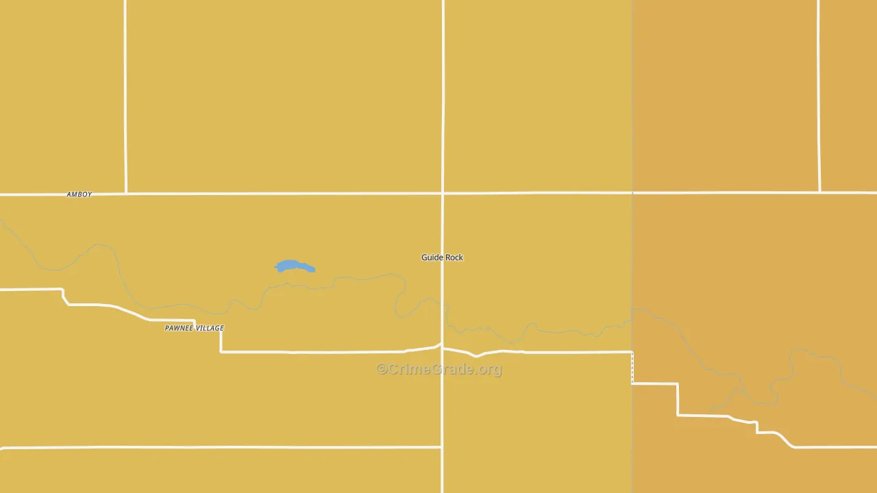 Guide Rock, NE Map of Assault Rates