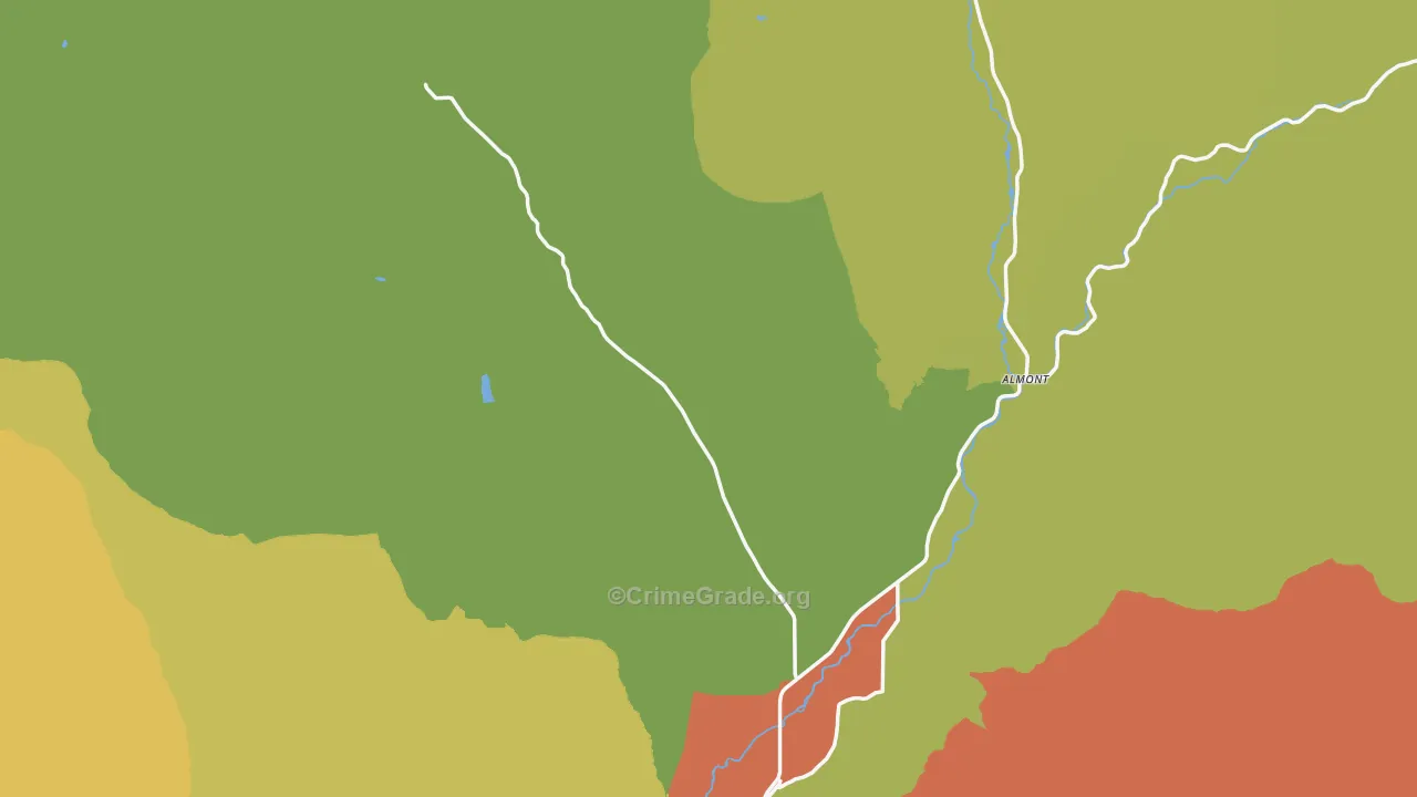 Gunnison County, CO Map of Assault Rates