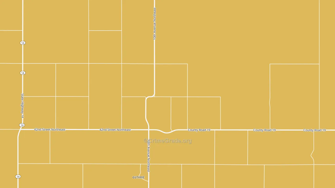 Guthrie, ND Map of Assault Rates