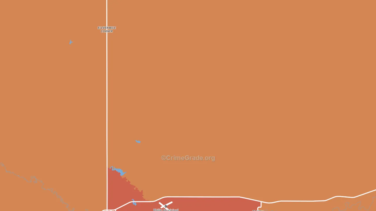 Haakon County, SD Map of Assault Rates