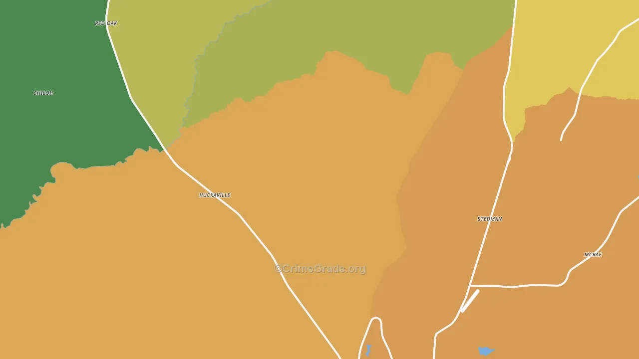 Hacoda, AL Map of Assault Rates