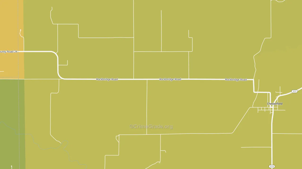 Hagaman, IL Map of Assault Rates