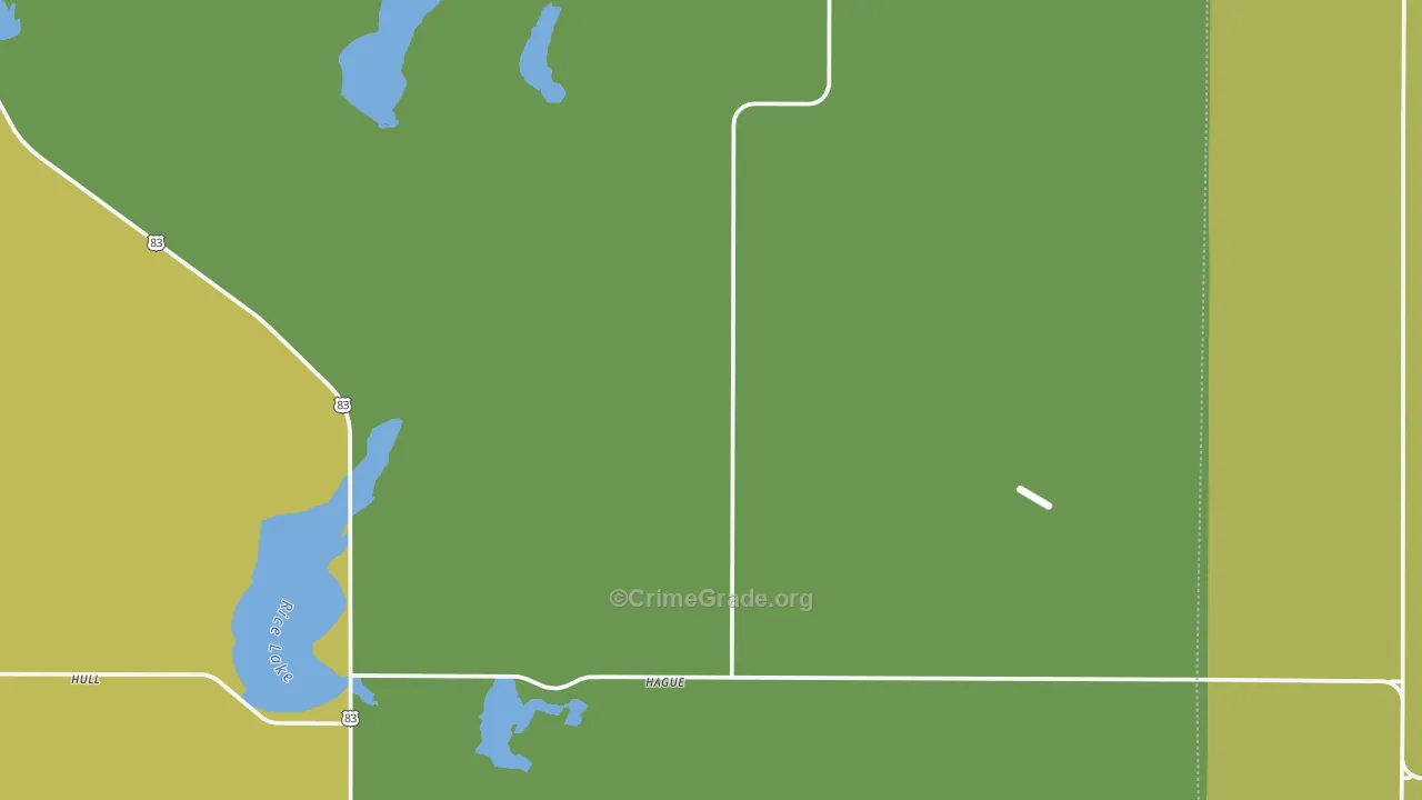 Hague, ND Map of Assault Rates