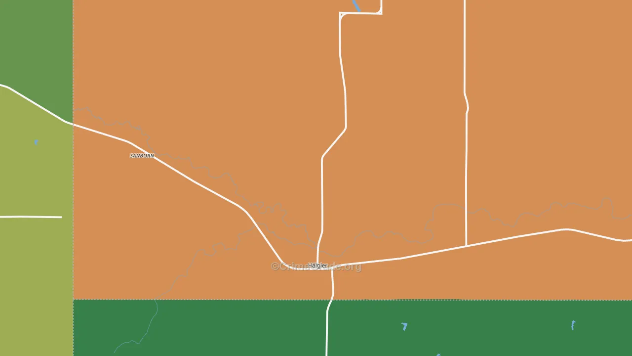 Haigler, NE Map of Assault Rates