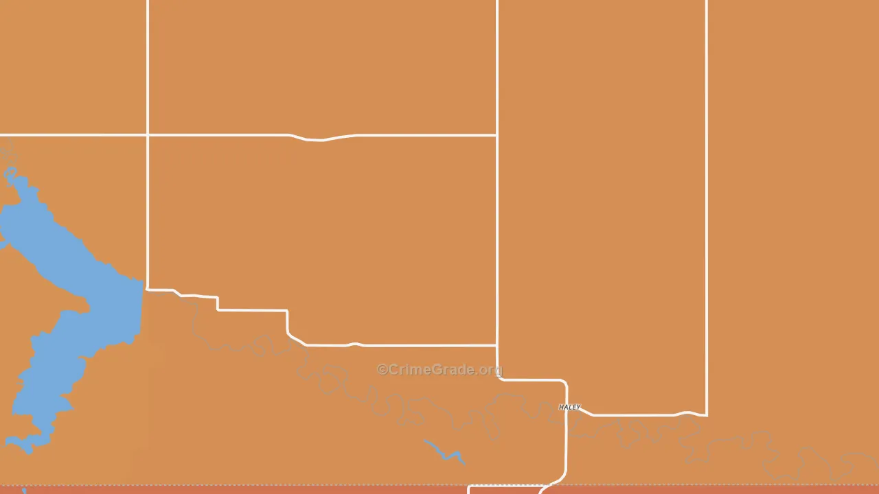 Haley, ND Map of Assault Rates