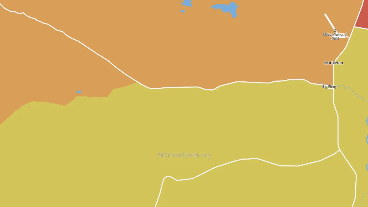 Halfway, WY Map of Assault Rates