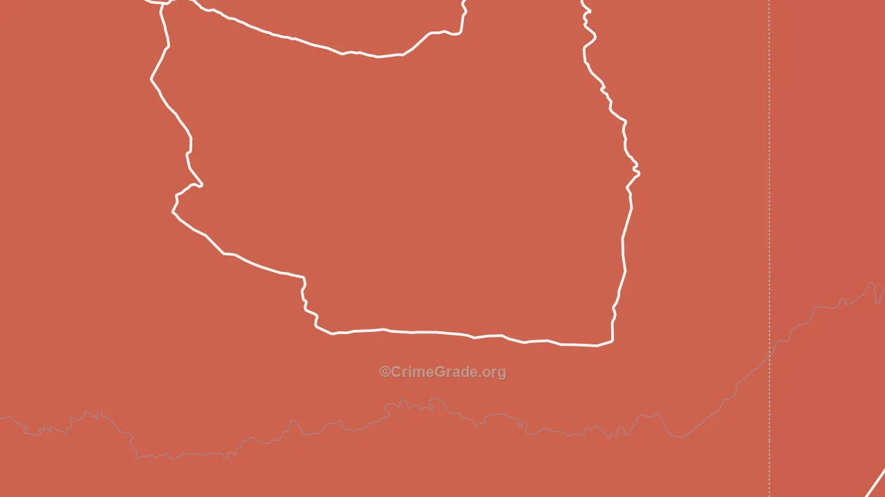 Halsey, NE Map of Assault Rates
