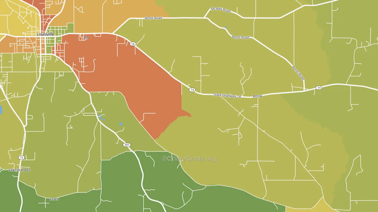 Handle, MS Map of Assault Rates