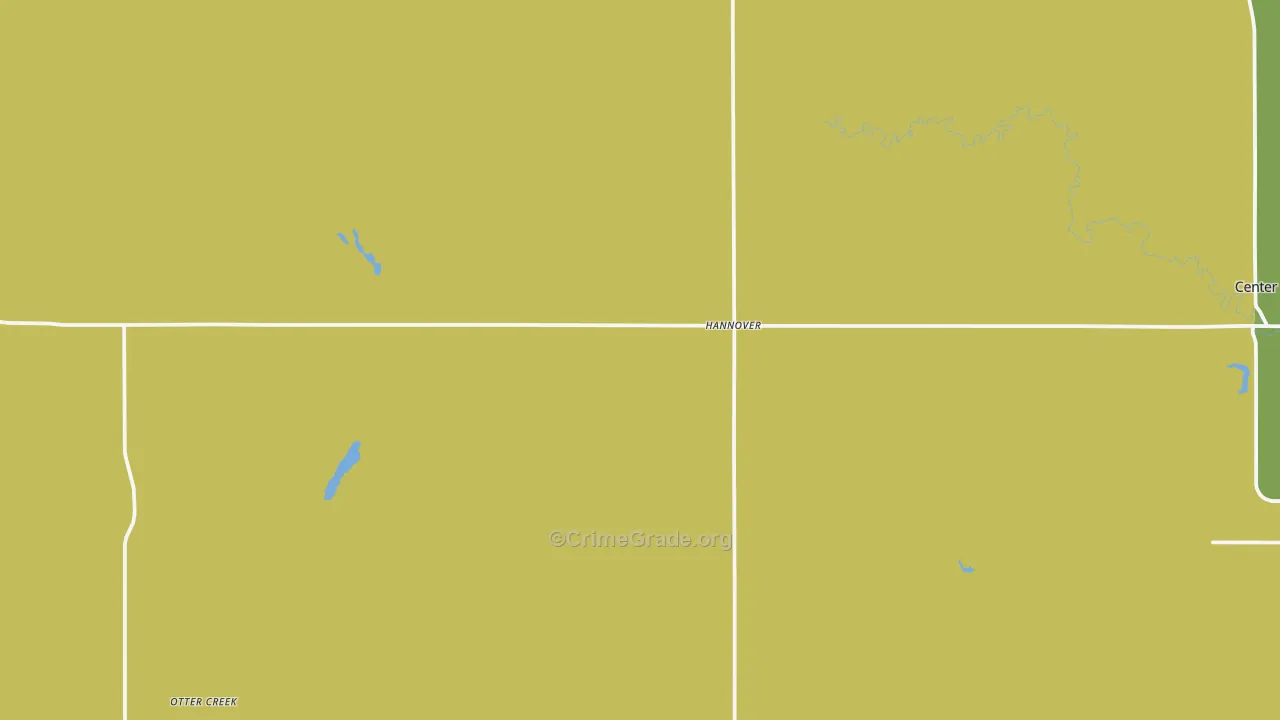 Hannover, ND Map of Assault Rates