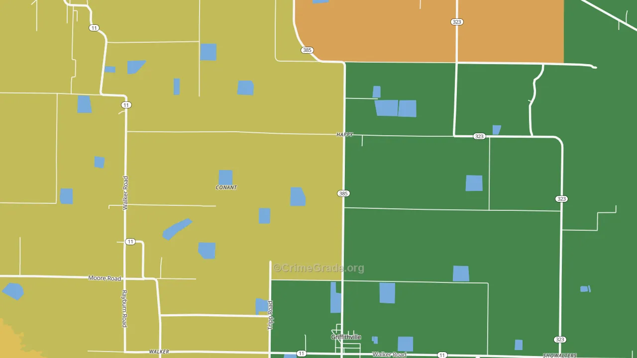 Happy, AR Map of Assault Rates
