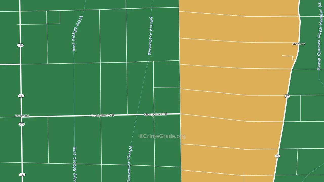 Happy Corners, AR Map of Assault Rates
