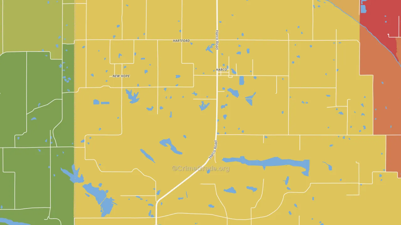 Harco, IL Map of Assault Rates