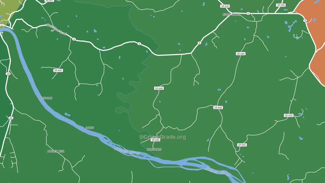 Hardware, VA Map of Assault Rates