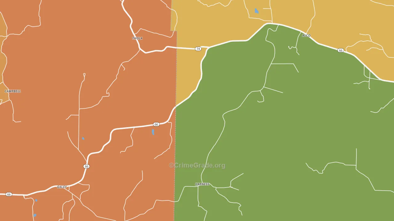 Harness, AR Map of Assault Rates