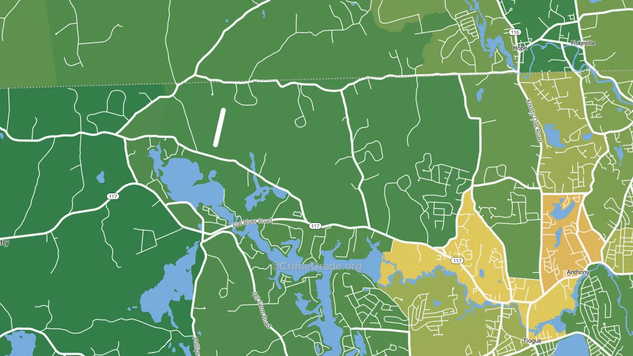 Harris, RI Map of Assault Rates