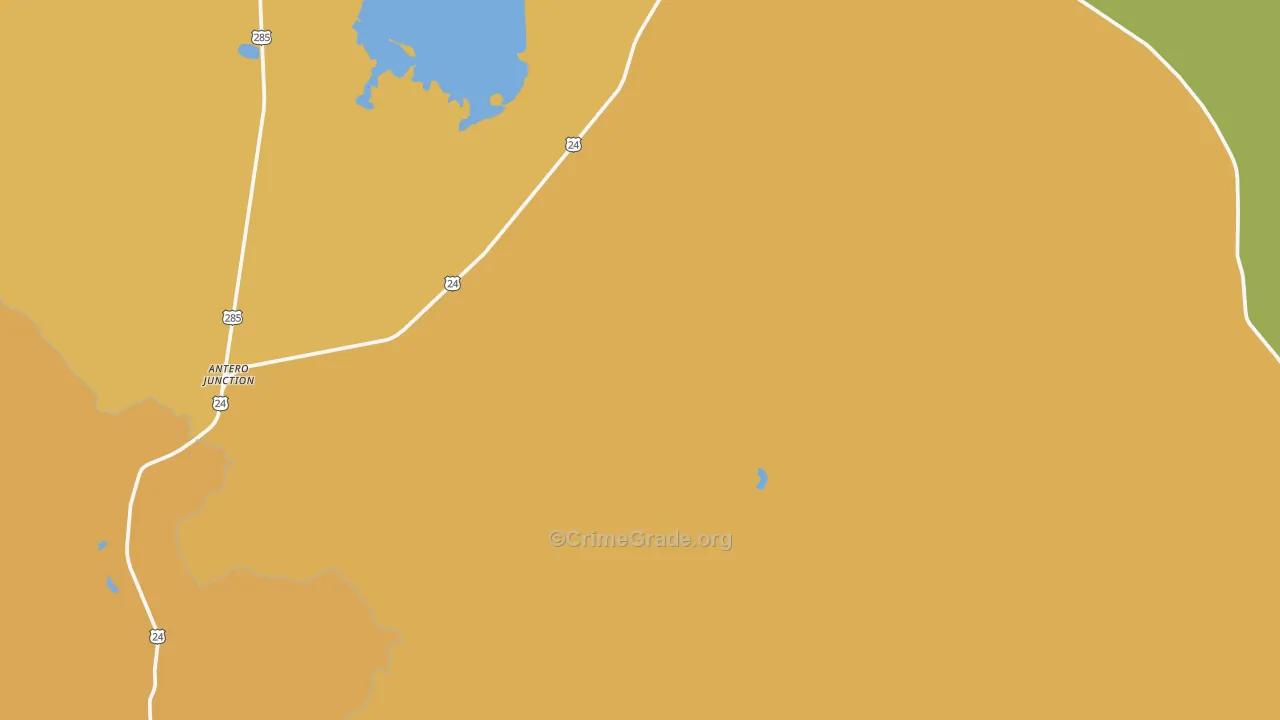 Hartsel, CO Map of Assault Rates