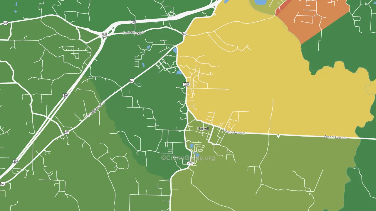 Haskell, AR Map of Assault Rates