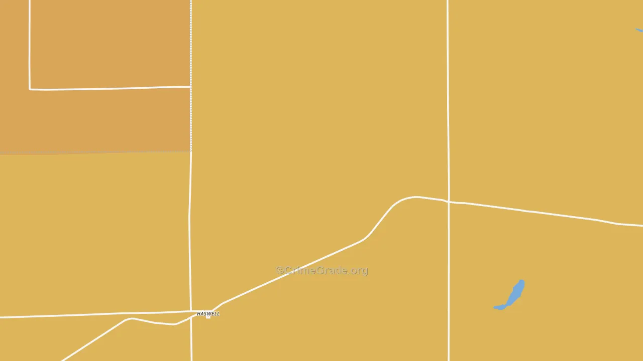 Haswell, CO Map of Assault Rates