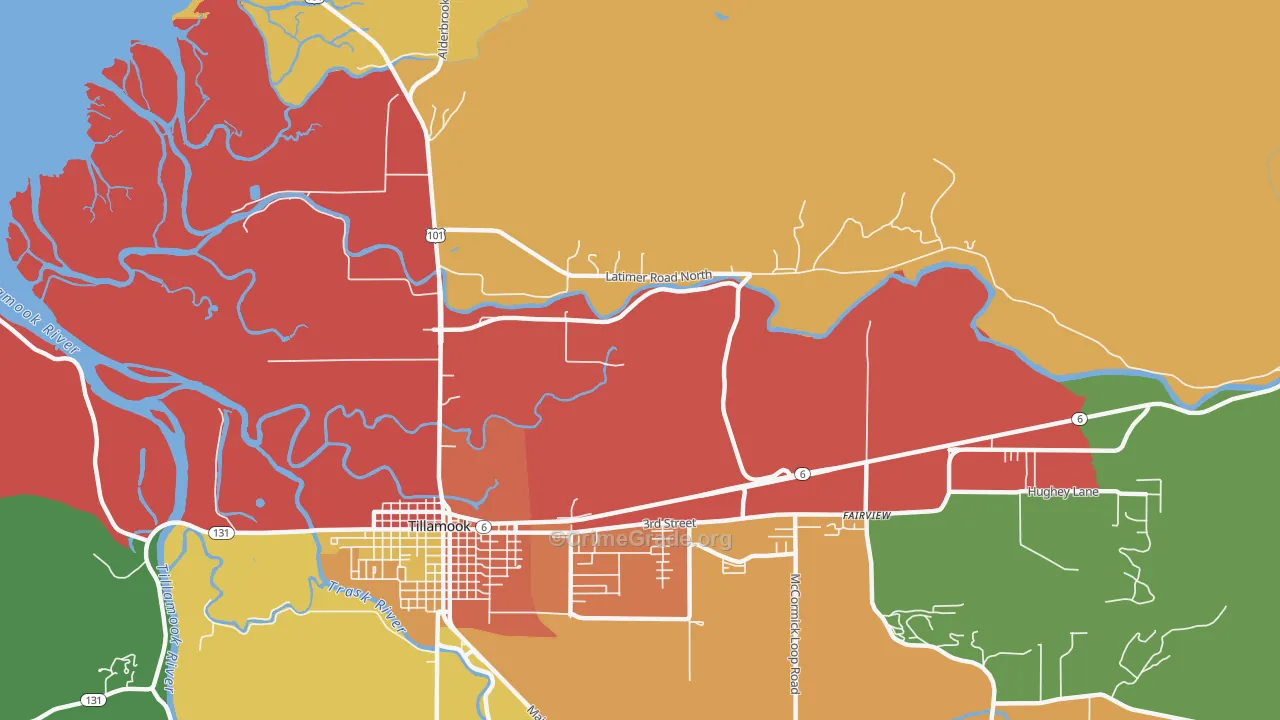 Hathaway Mead, OR Map of Assault Rates
