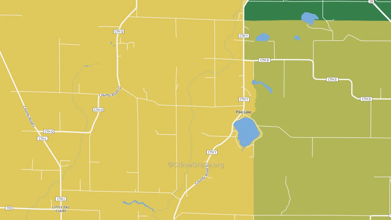 Hatley, WI Map of Assault Rates