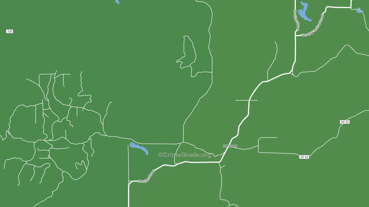 Havillah, WA Map of Assault Rates