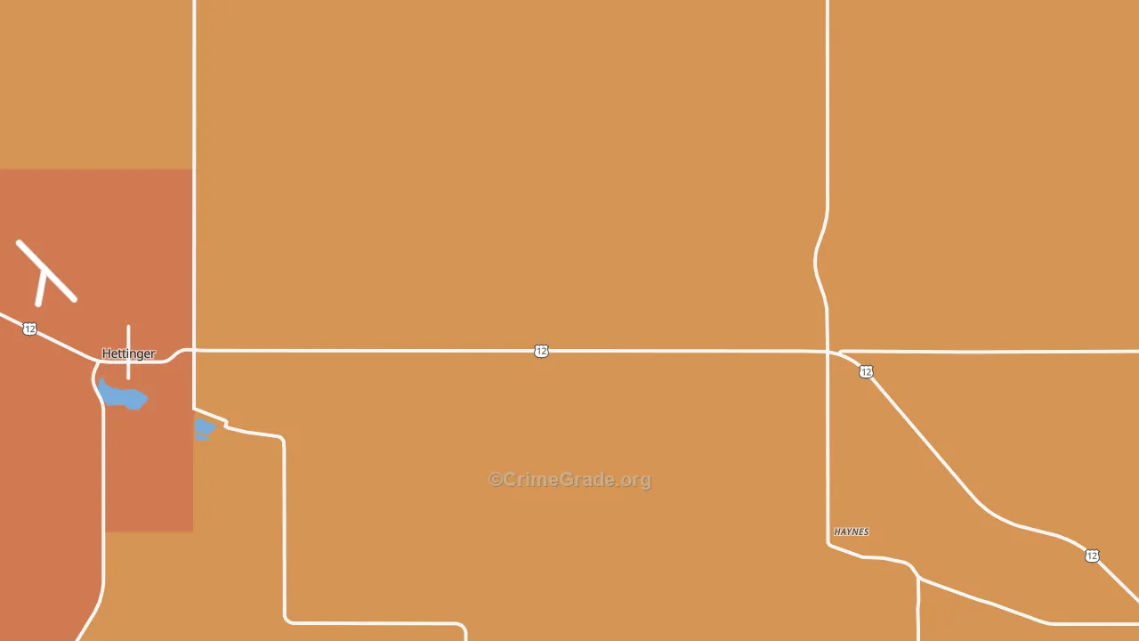 Haynes, ND Map of Assault Rates