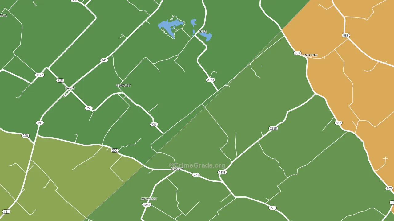 Hearin, KY Map of Assault Rates
