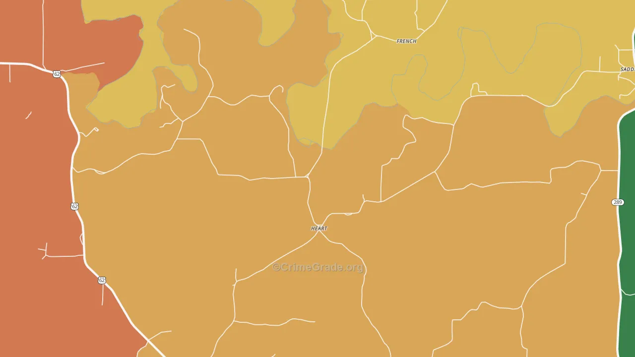 Heart, AR Map of Assault Rates