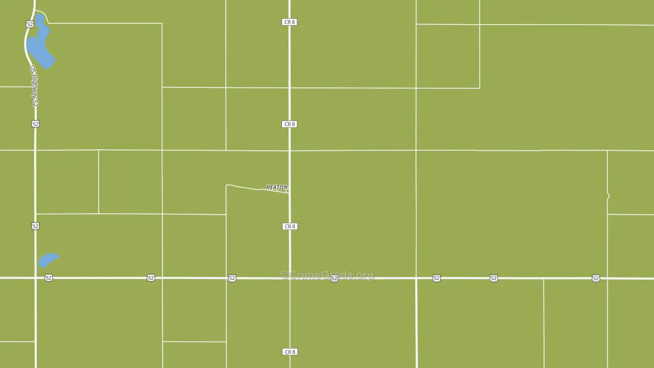 Heaton, ND Map of Assault Rates