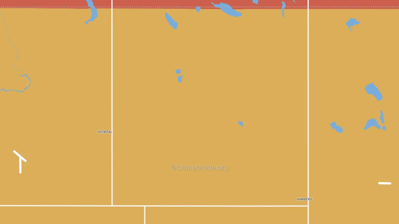 Heimdal, ND Map of Assault Rates
