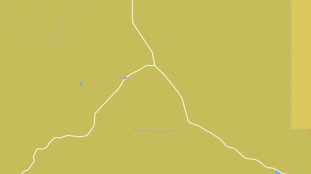 Helmville, MT Map of Assault Rates