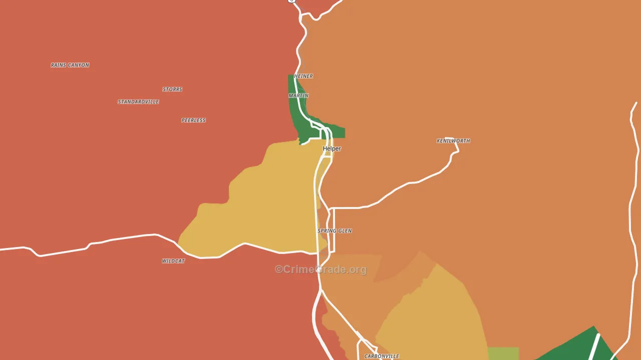 Helper, UT Map of Assault Rates