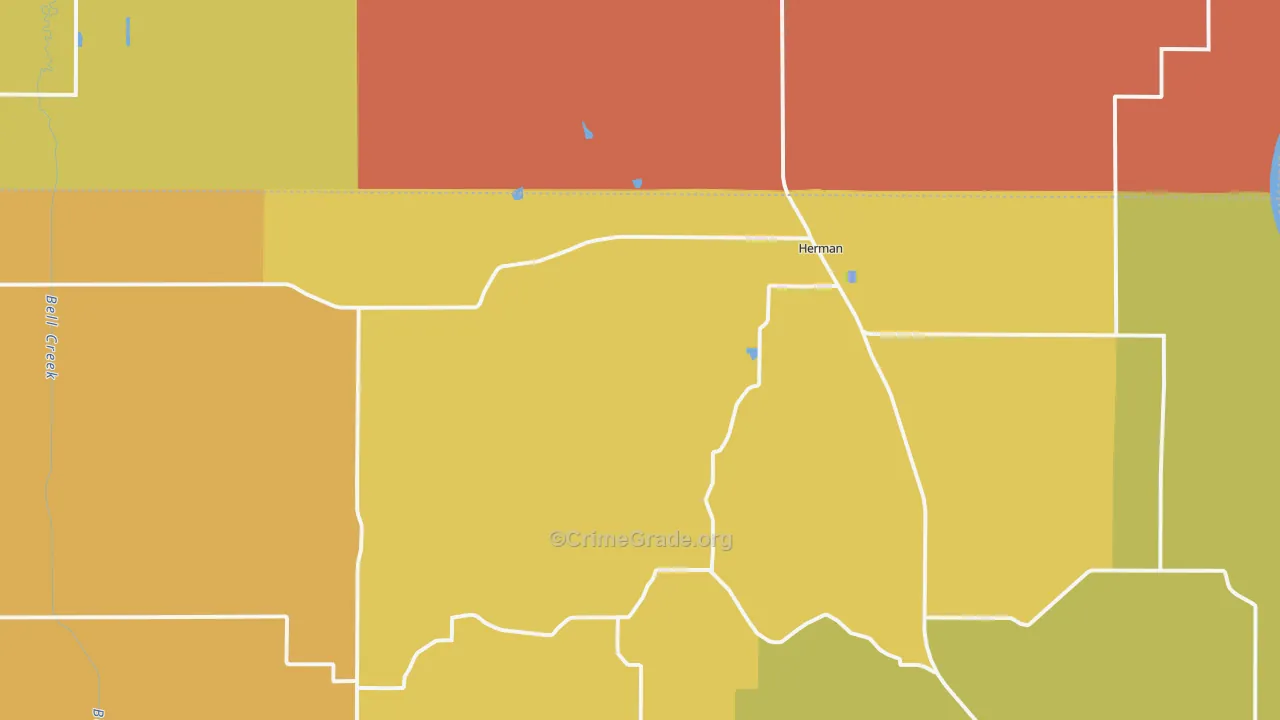 Herman, NE Map of Assault Rates