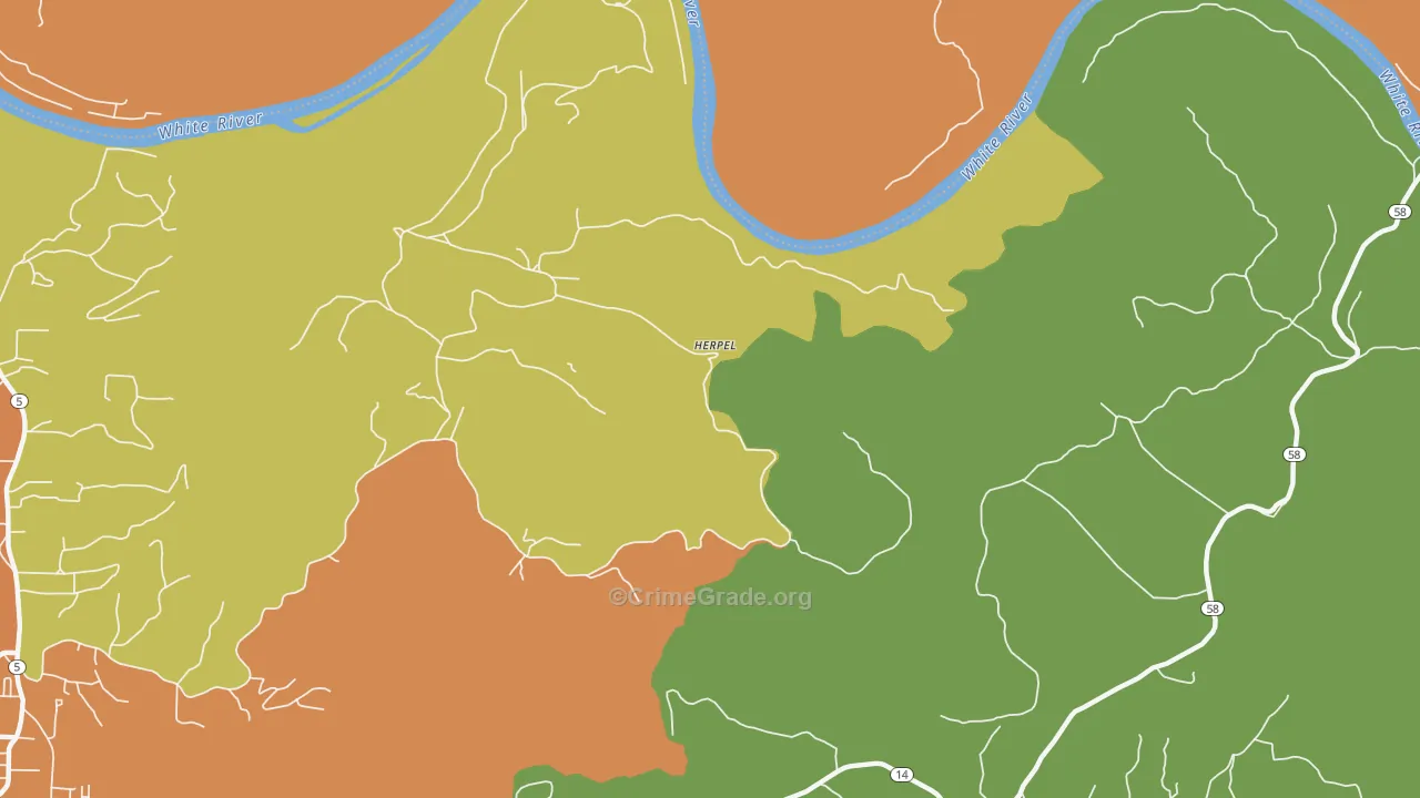 Herpel, AR Map of Assault Rates