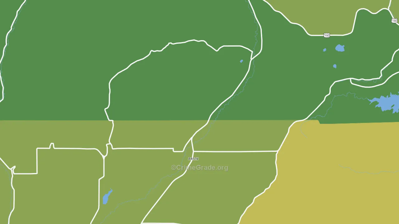 Hesperus, CO Map of Assault Rates