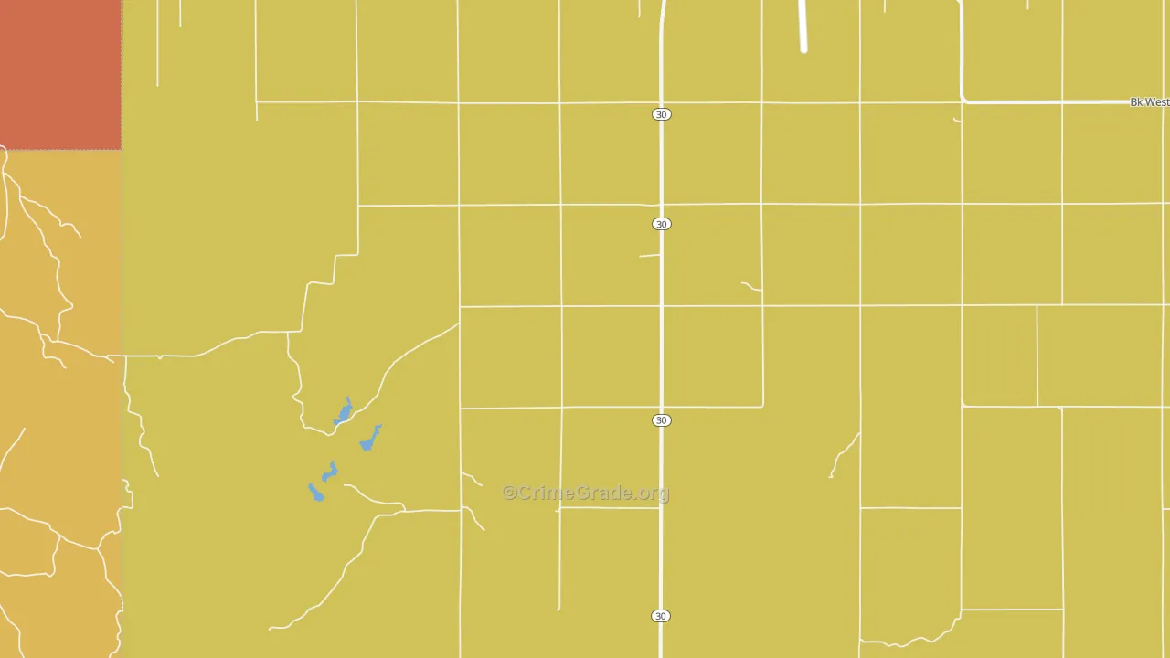 Hext, OK Map of Assault Rates