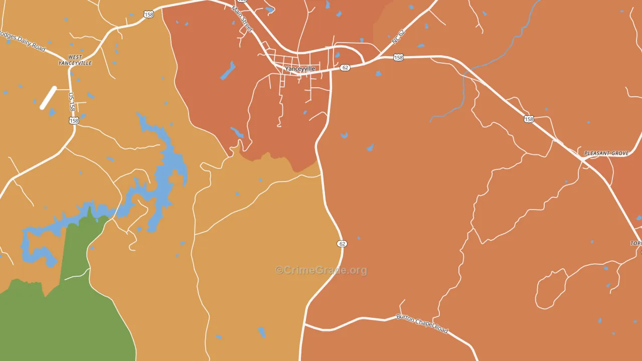 Hightowers, NC Map of Assault Rates