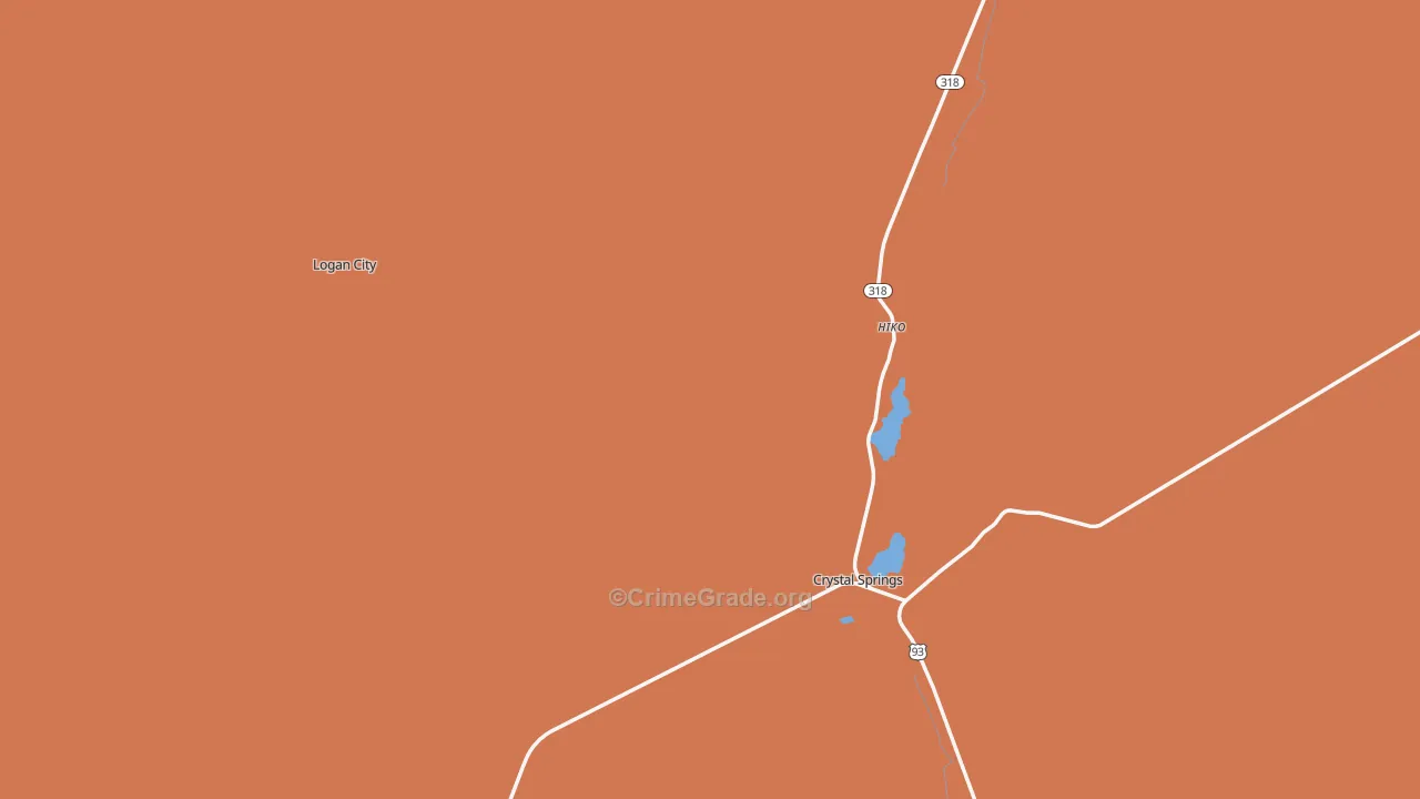 Hiko, NV Map of Assault Rates