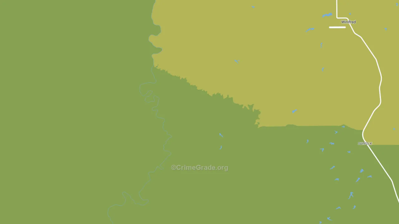 Hilger, MT Map of Assault Rates