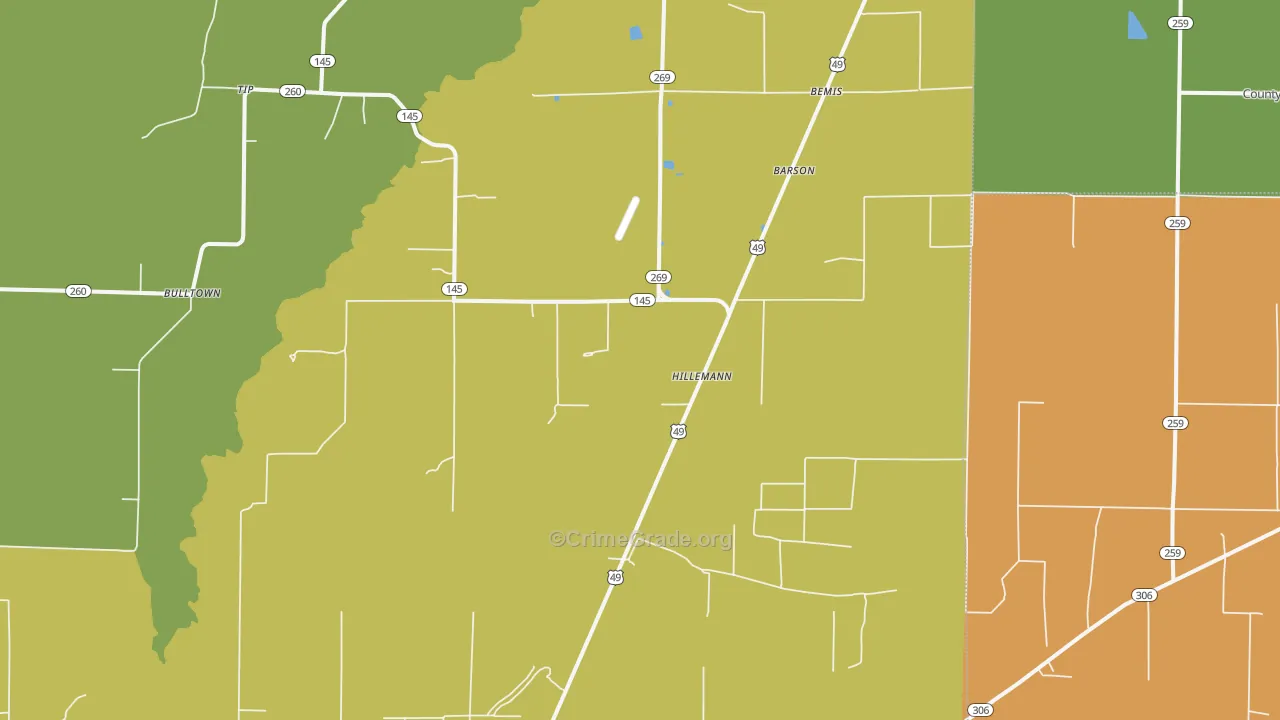 Hillemann, AR Map of Assault Rates
