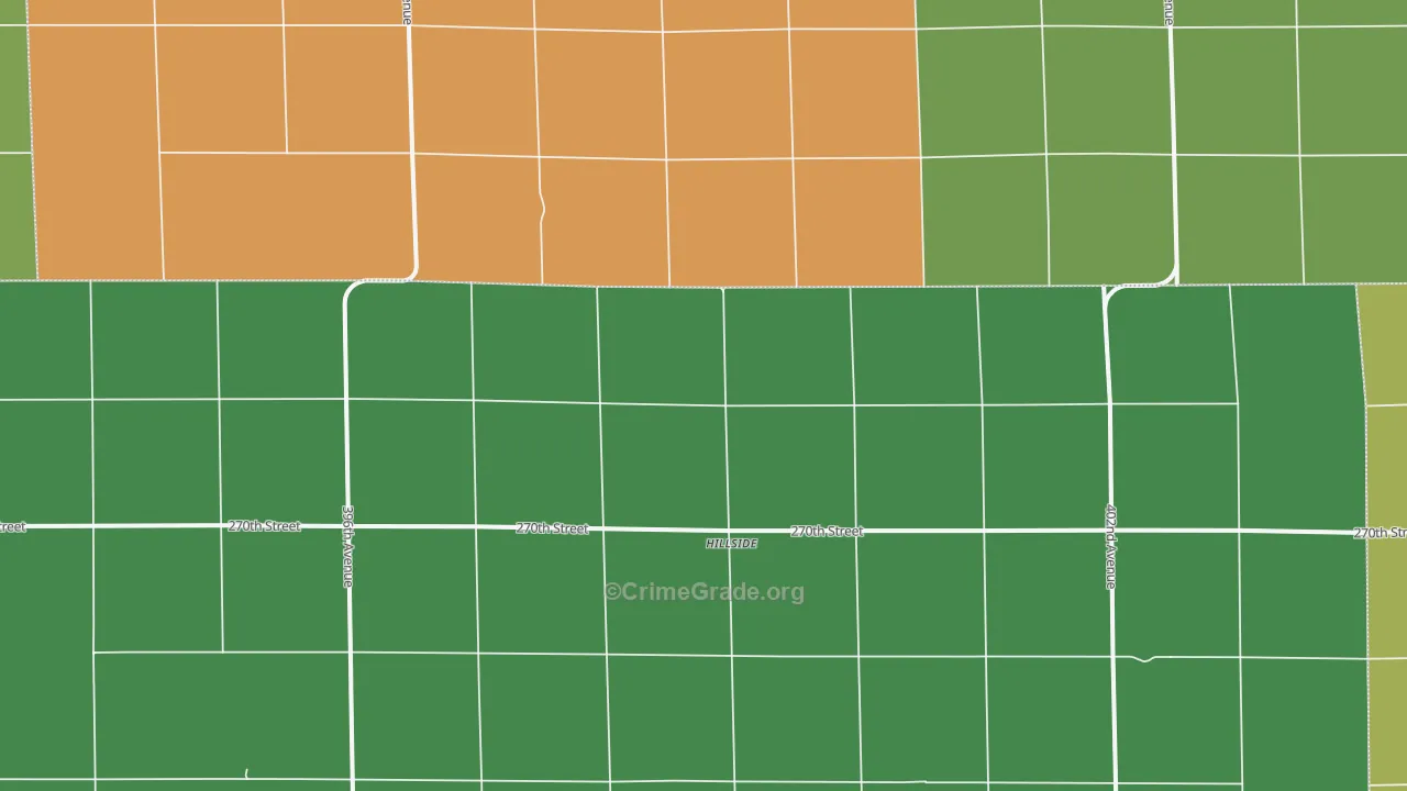 Hillside, SD Map of Assault Rates
