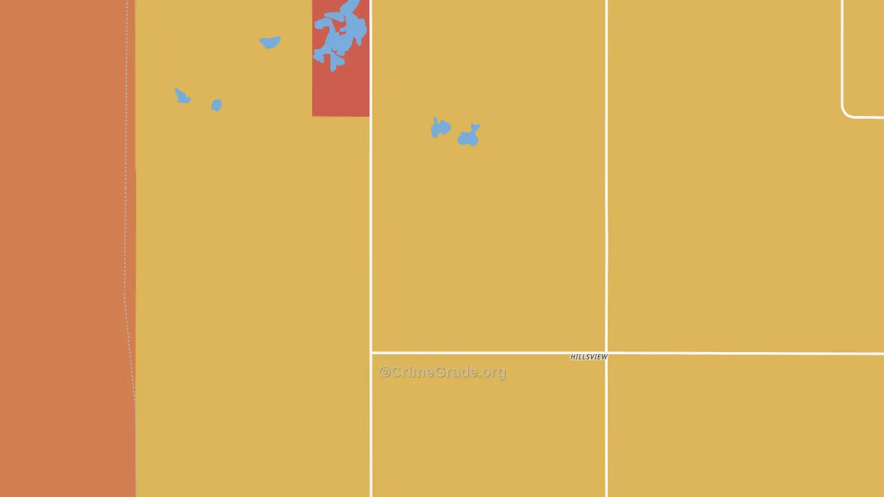 Hillsview, SD Map of Assault Rates