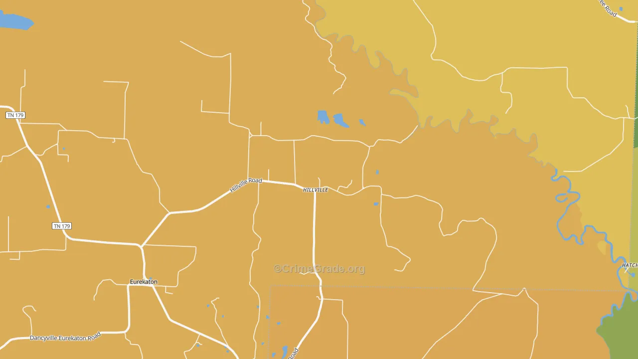 Hillville, TN Map of Assault Rates